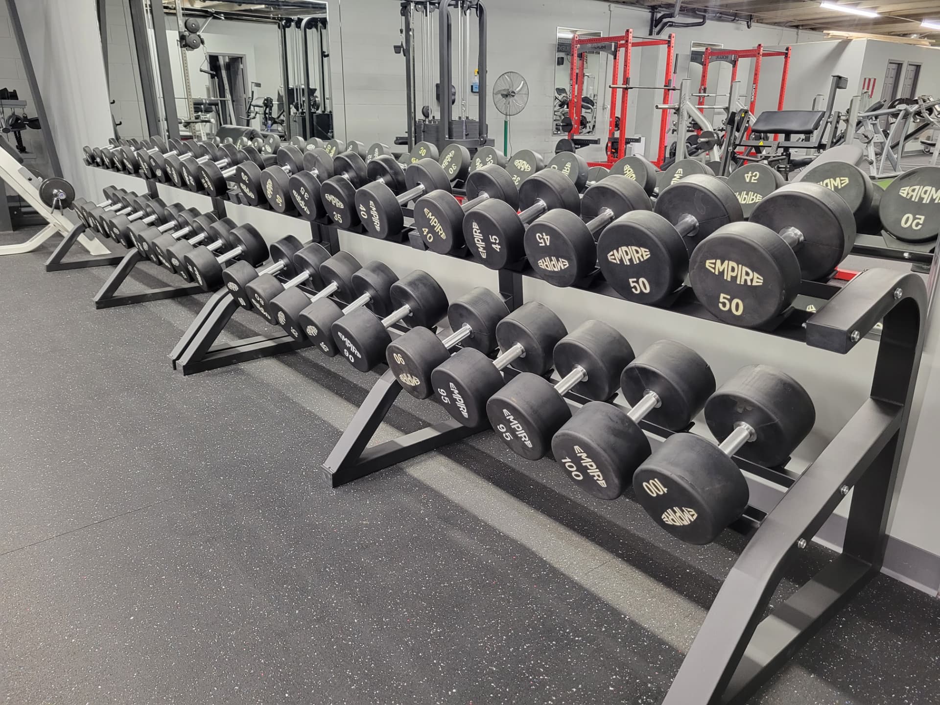 Shred Fitness 24/7 gym floor in Omaha
